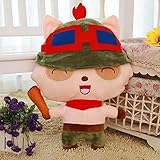 shenlanyu Juguete de Peluche LOL Teemo Plush Doll Toy 20cm LOL Teemo The Swify Scout Plush Soft Stuffed Toys Juego Figura Juguete para Regalos De Cumpleaños De Navidad
