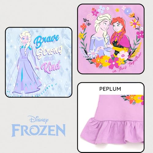 Image of Disney Girls' 2-Pack Short Sleeve T-Shirts for Baby & Kids