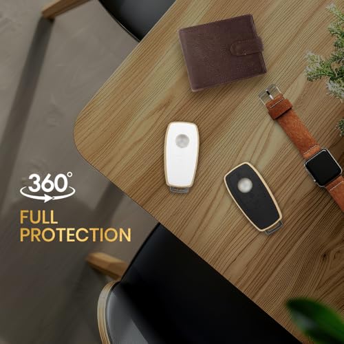 Image of keyzone Litchi Leather Textured TPU Key Cover & Keychain for E-Class, S-Class, A-Class, C-Class, G-Class 2020 Onwards Smart Key (Blue)
