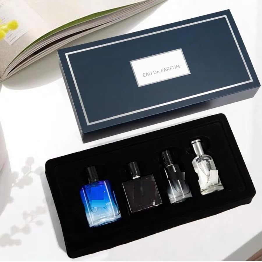Miniatura 2 de Set de 4 piezas de perfume de regalo para hombres, Eau De Parfum para hombres, set de perfume de fragancia fresca de larga duración, artículo de