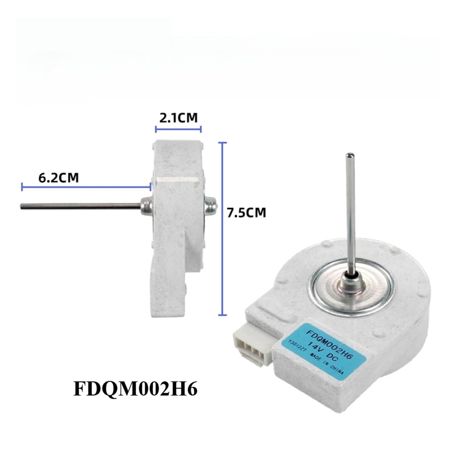 Refrigerator DC Cooling Fan Motor Accessories FDQM002H6 DC14V?Compatible For Samsung Fridge Radiator Freezer Parts