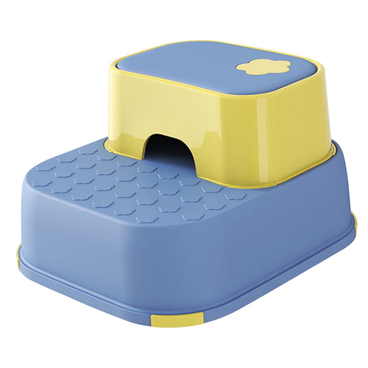 SUPVOX Training Step Stool Boys and Girls Step Stool Arc Handle Compact Size Non-Slip Pads Safe for Toddlers to Use