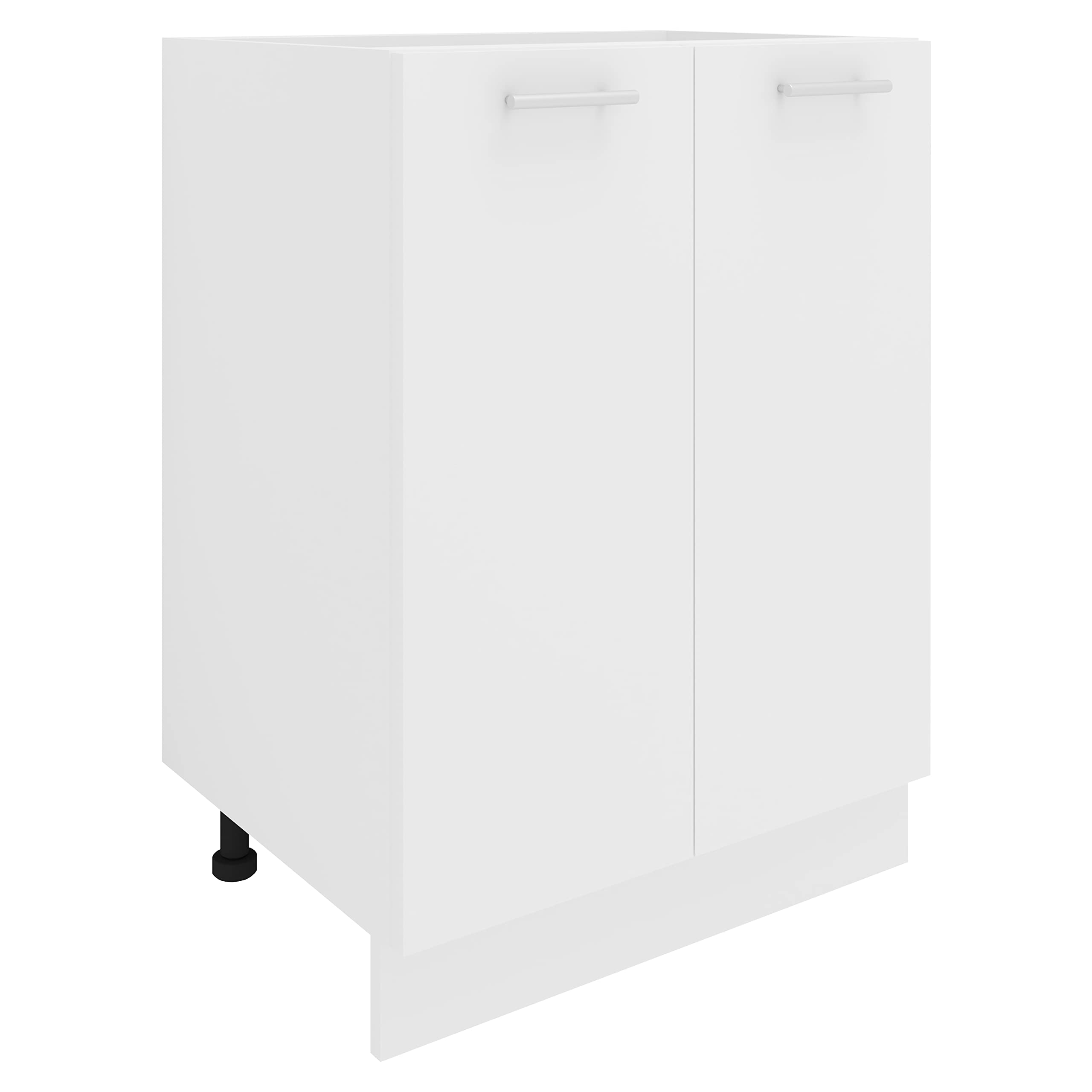VCM Armoire de cuisine Largeur 60 cm Portes battantes Meuble bas de cuisine Esilo Armoire de cuisine Largeur 60 cm Portes battantes Meuble bas de cuisine Esilo Blanc