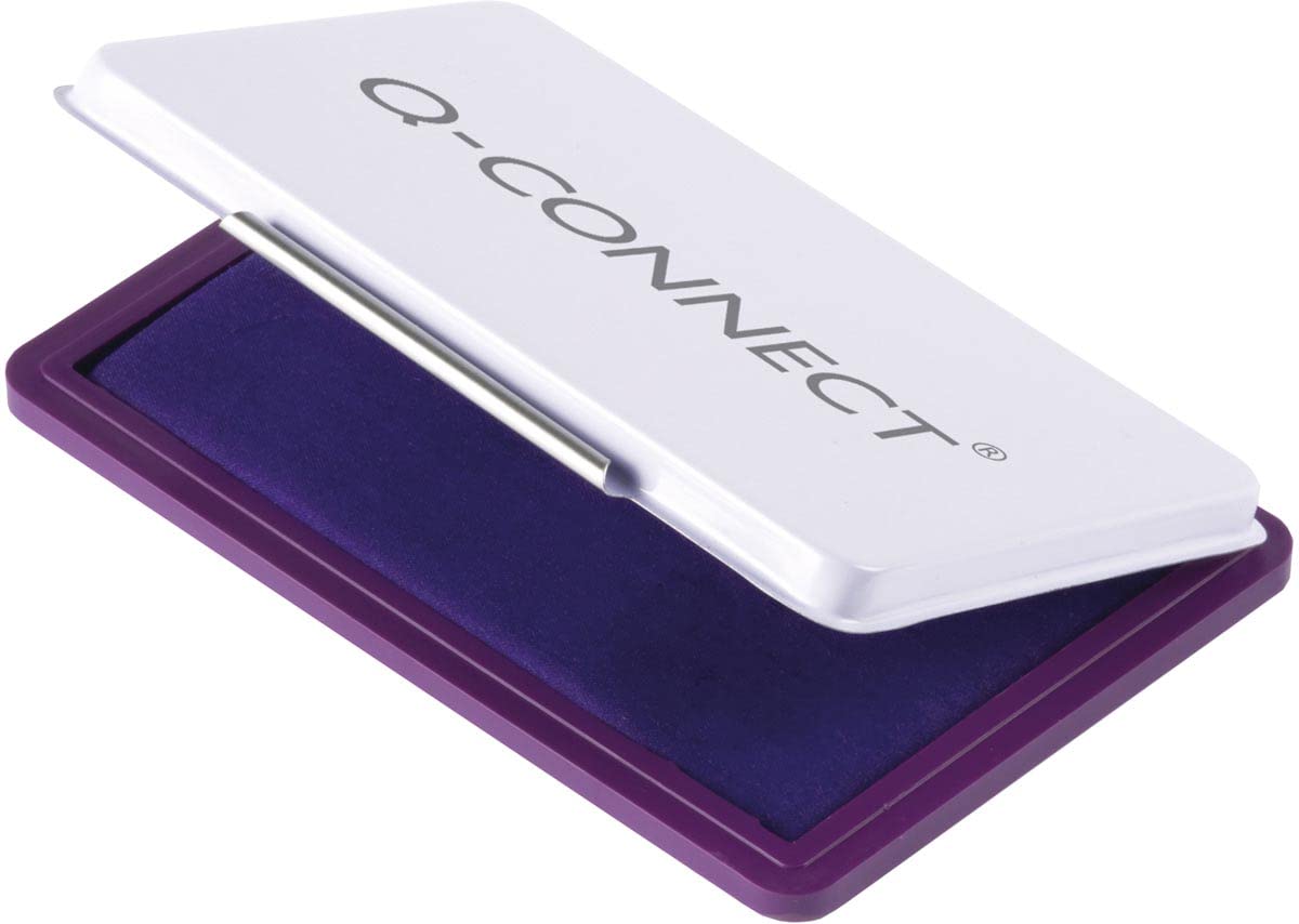 Q-Connect Metal Stamp Pad Purple
