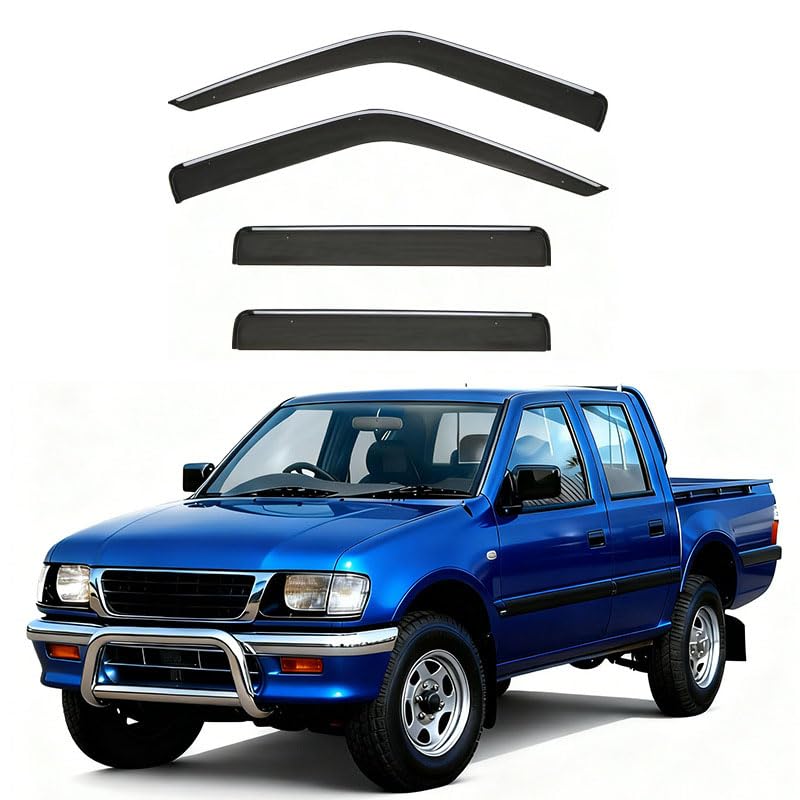 Déflecteurs de vent anti-bruit pour Isuzu Pickup TF, pare-pluie haut de gamme