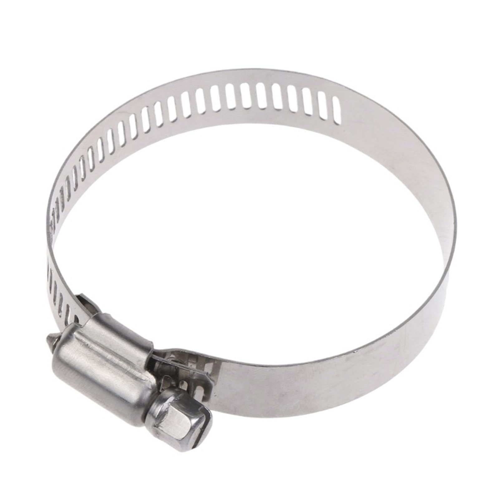 Stainless Steel Pipe clamp 1pcs Stainless Steel Adjustable Worm Gear Hose Clamps Clamps 50mm/75mm/100mm/150mm/200mm(100mm)