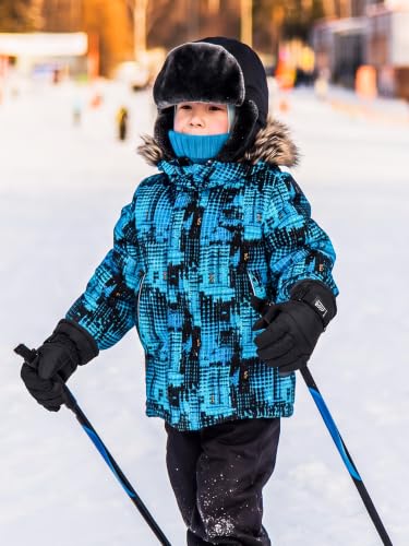Image of Bencailor 3 Pairs Kids Ski Gloves Children Winter Gloves