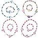 Set Di Gioielli Con Unicorno 8 Pezzi Principessa Gioielli Set Amicizia Bambini Bracciale Braccialetti Unicorno Perline Collana E Braccialetto Per Bambini Per Giocattoli Per Gioielli