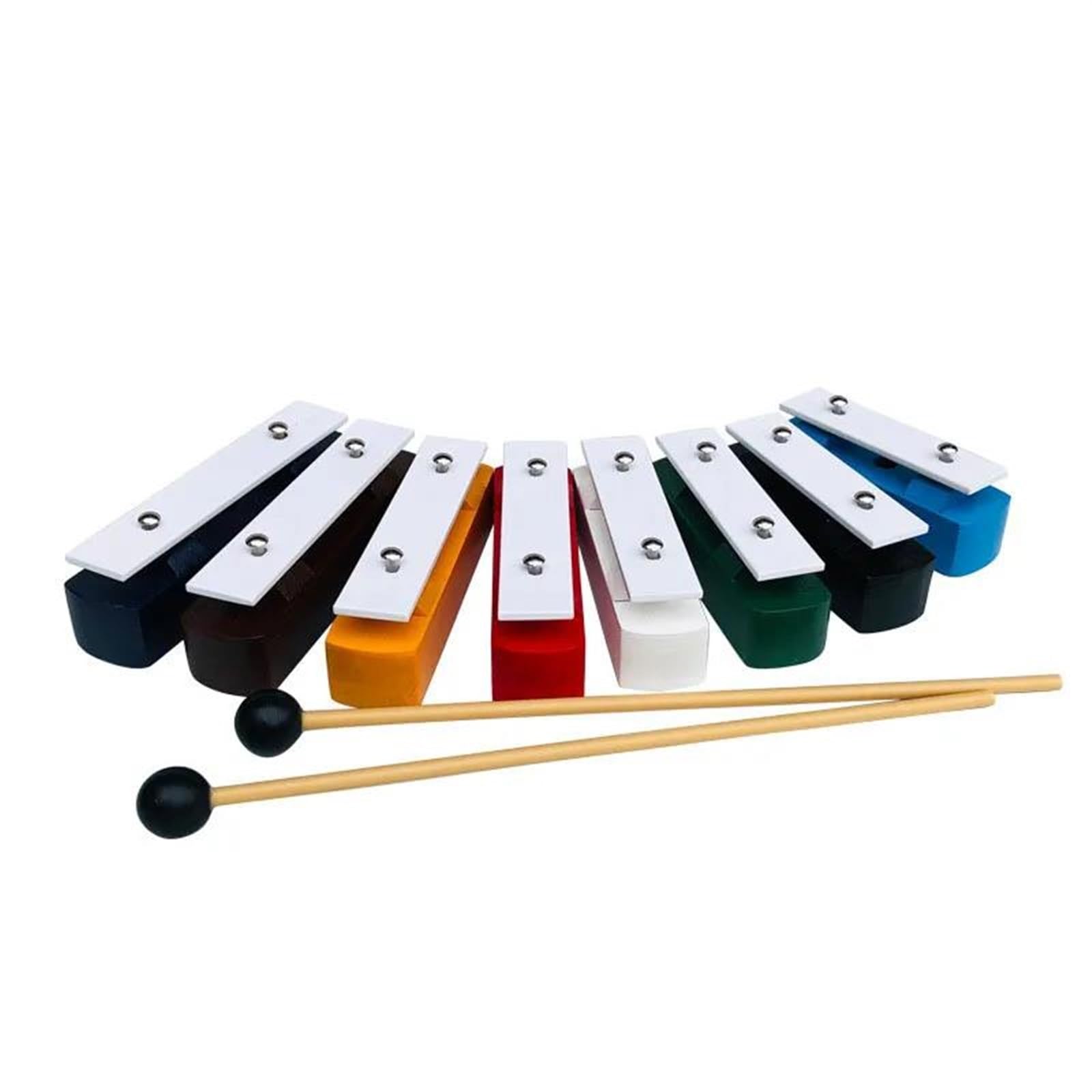 Xilofono Xilofono Piastra In Alluminio A 8 Toni E Mattoncino Sonoro In Legno Per Strumenti Principianti Con Martello Percussivo
