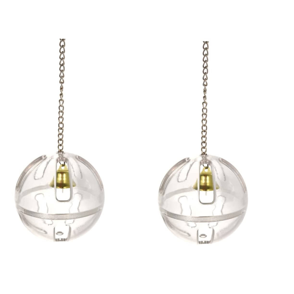 Angoily 2 Pcs Small Bird Toys Bird Cage Balls Bird Educational Toys Budgie Toys Small Bird Feeder Bird Foraging Feeder Cage Hanging Toy Birds Feeder Toy Bird Foraging Toy Chew Parrot