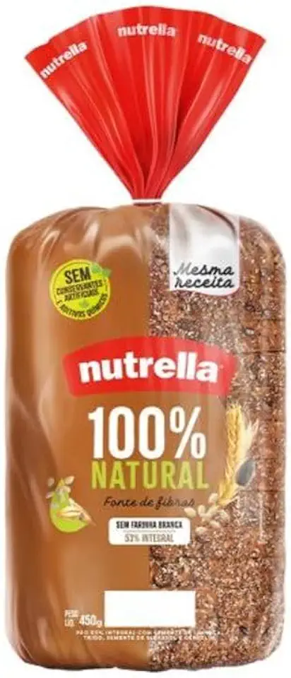 PAO FORMA NUTRELLA SUPREME 100% INT 450G