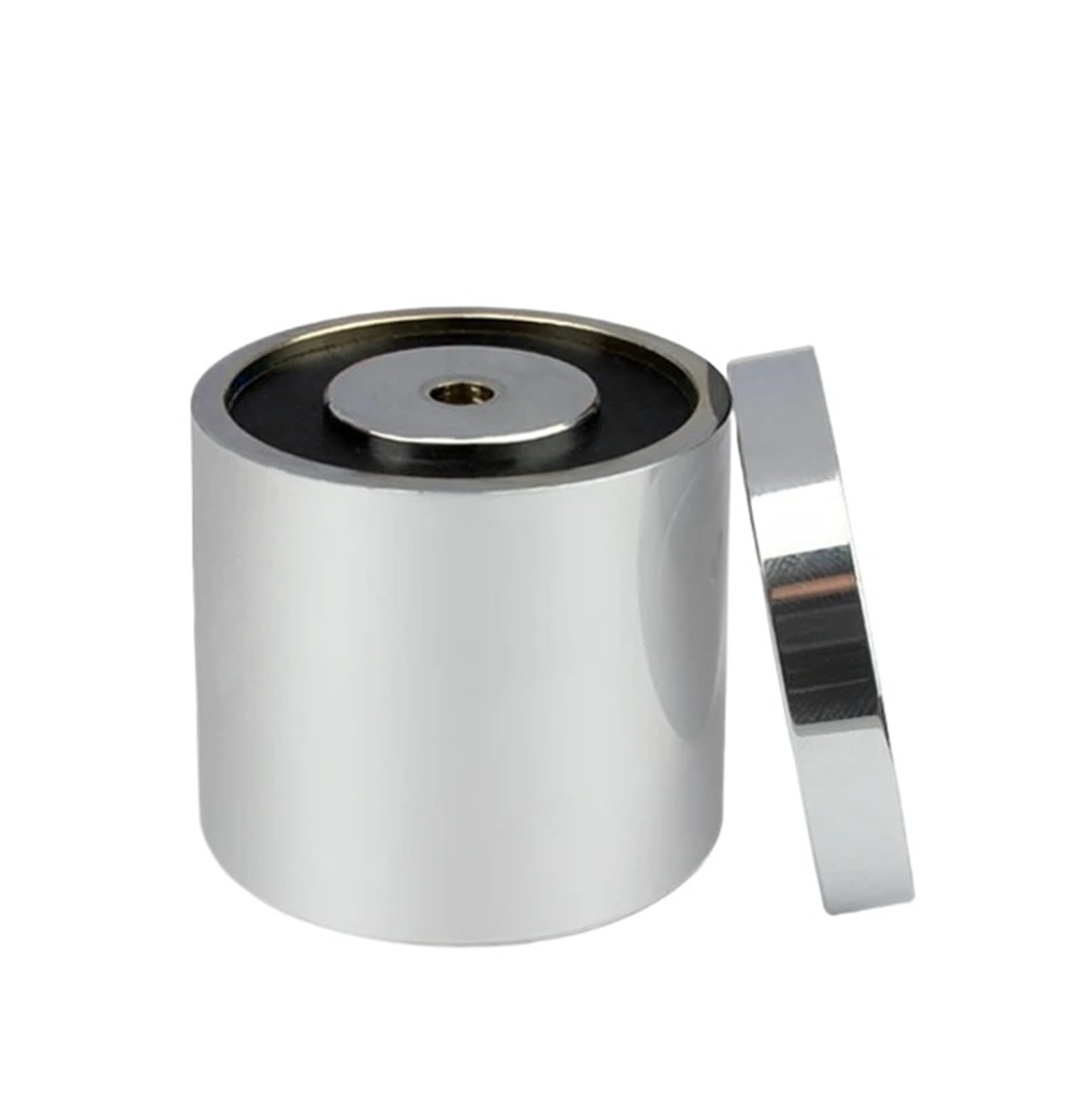 Powsi Dc12v Dc Electromagnet Circular Solenoid Normally Closed Electromagnetic Lock