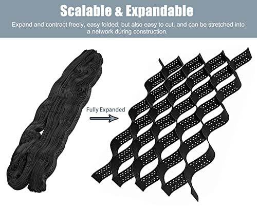 Grille de stabilisation de gravier polyéthylène pour talus et sol