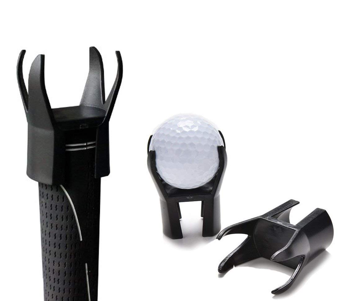 HISTAR Pelota de Golf Recoger Retriever Putter Grip Dedo Goma Picker 4-Prong Herramienta Negro