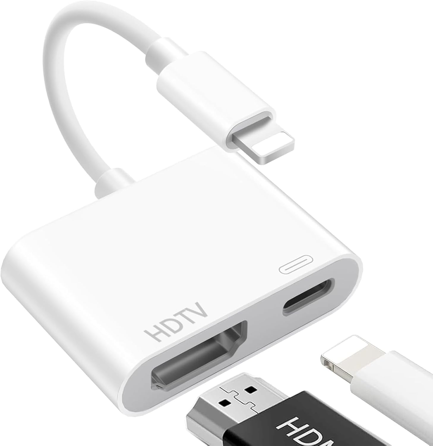 Adattatore HDMI OTG Per IPhone, HDMI Dual USB OTG Femmina - Foto 3