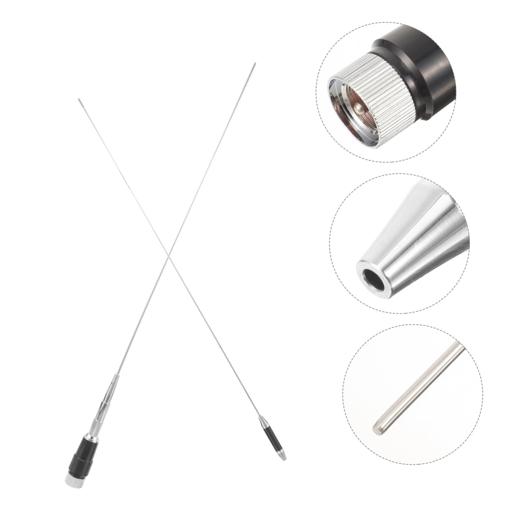 POPETPOP D'antenne Bande CB Marin Groupe Accessoires Radio Antenne Voiture Antenne Mobile pour Radio VHF Antenne pour Voiture Antenne CB Antenne CB De Remplacement Métal