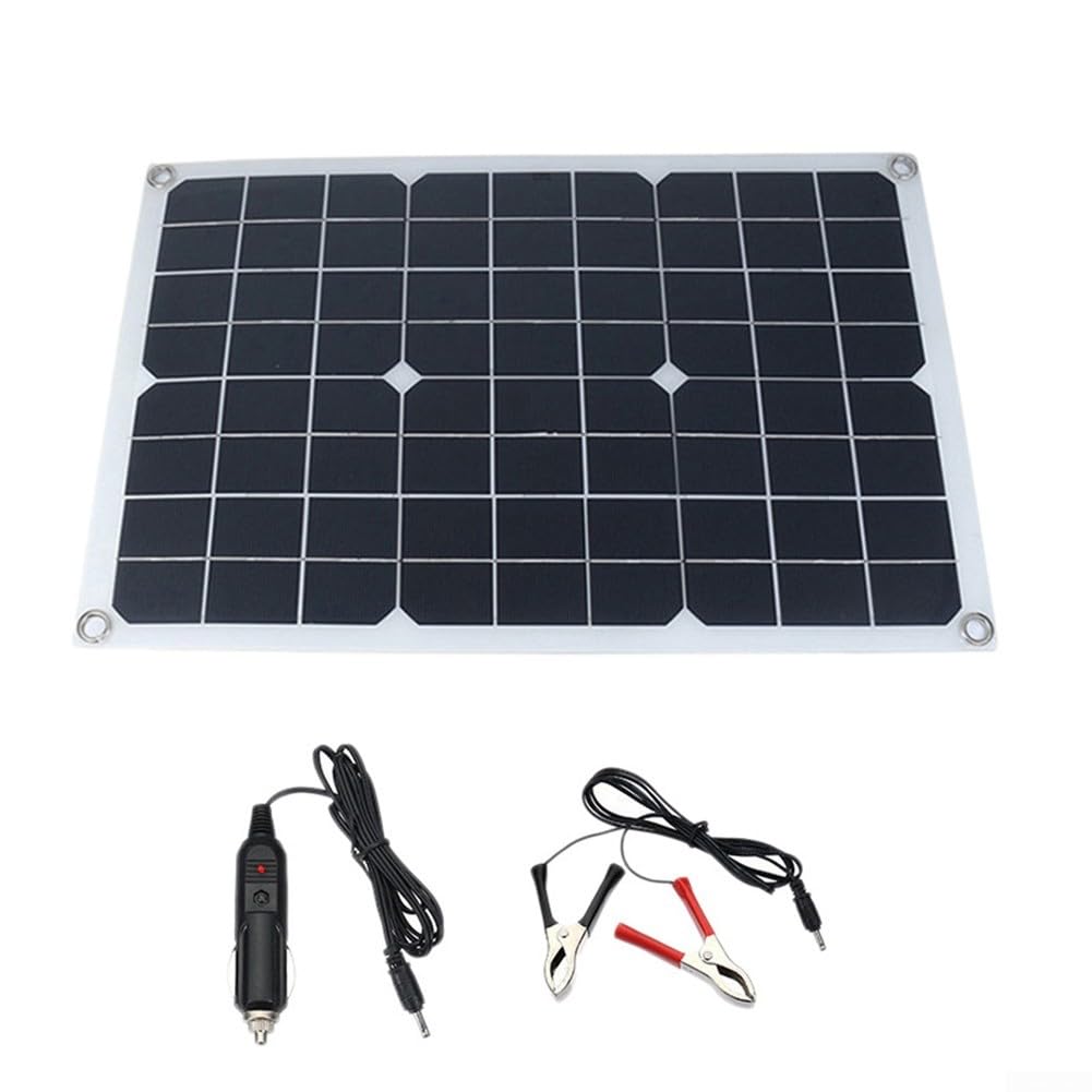Módulo solar portátil de 100 W para caravana y RV (sin controlador)