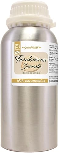 16 fl oz - Aceite esencial de incienso (100% puro y sin cortar), botella de aluminio - GreenHealth
