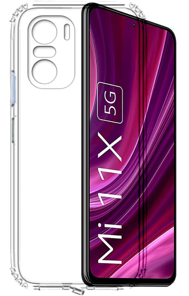 AA19 Transparent Soft Silicon Back Cover for Mi 11X | 11x Pro (Transparent Ultra Clear Case | Slim & Protective Design | Camera Protection) (B0BPR9YSGX) Amazon Price History, Amazon Price Tracker