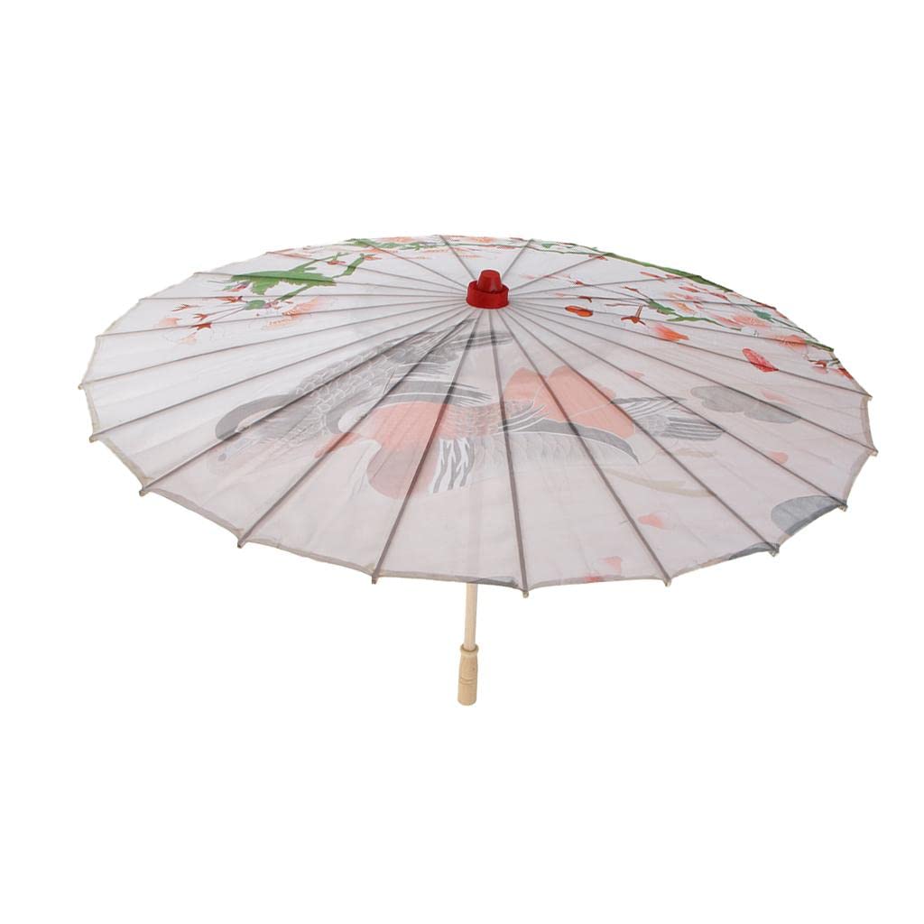 Parapluie en soie chinoise Milageto haut de gamme pour danse traditionnelle et mariage