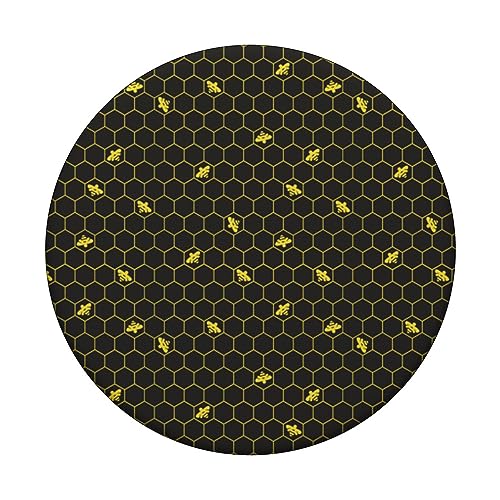 Miraculous Ladybug Queen Bee Pattern PopSockets Swappable PopGrip, Black - Image 3