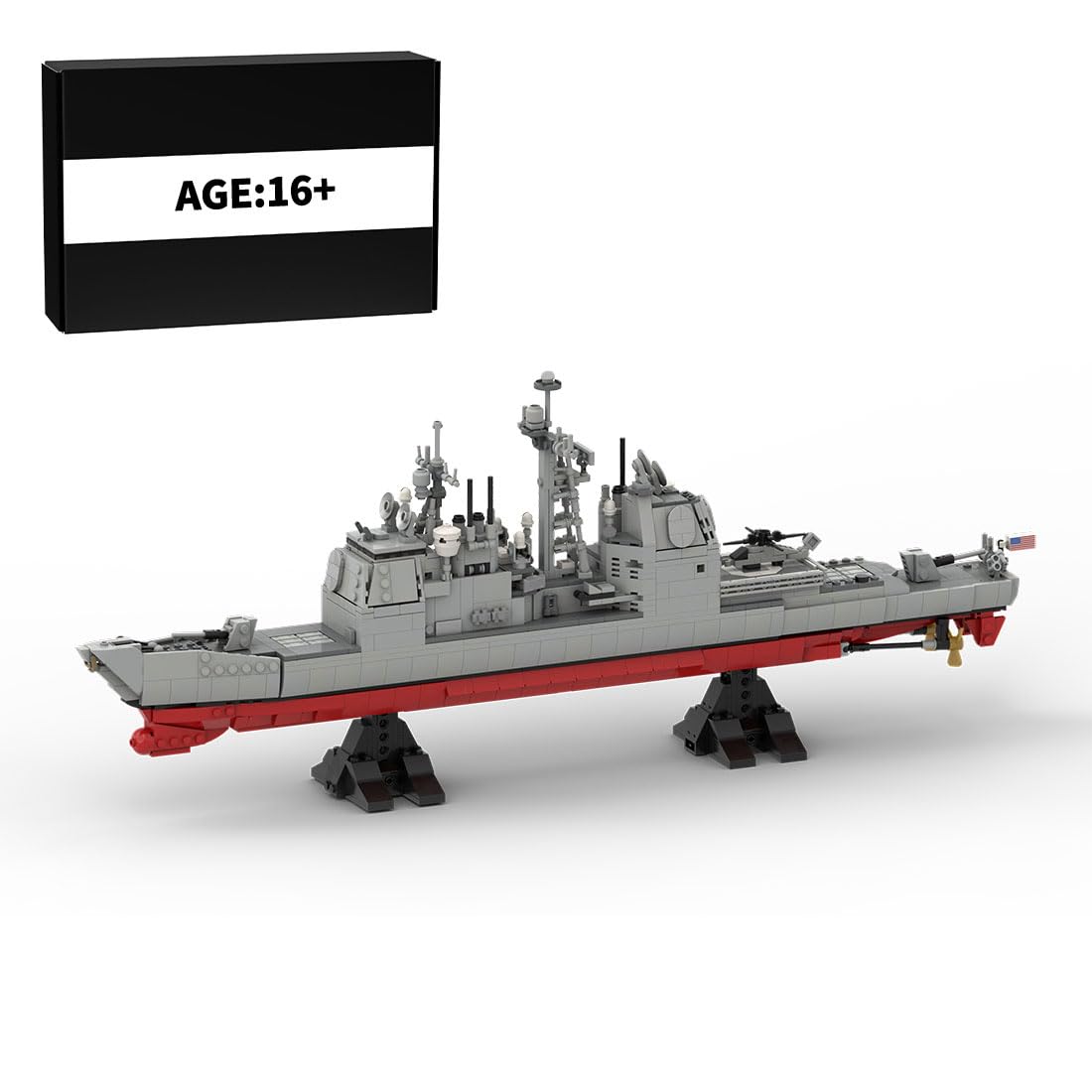 Amazon.co.jp: WOWOBONTOY タイコンデロガ級巡洋艦ビルディング