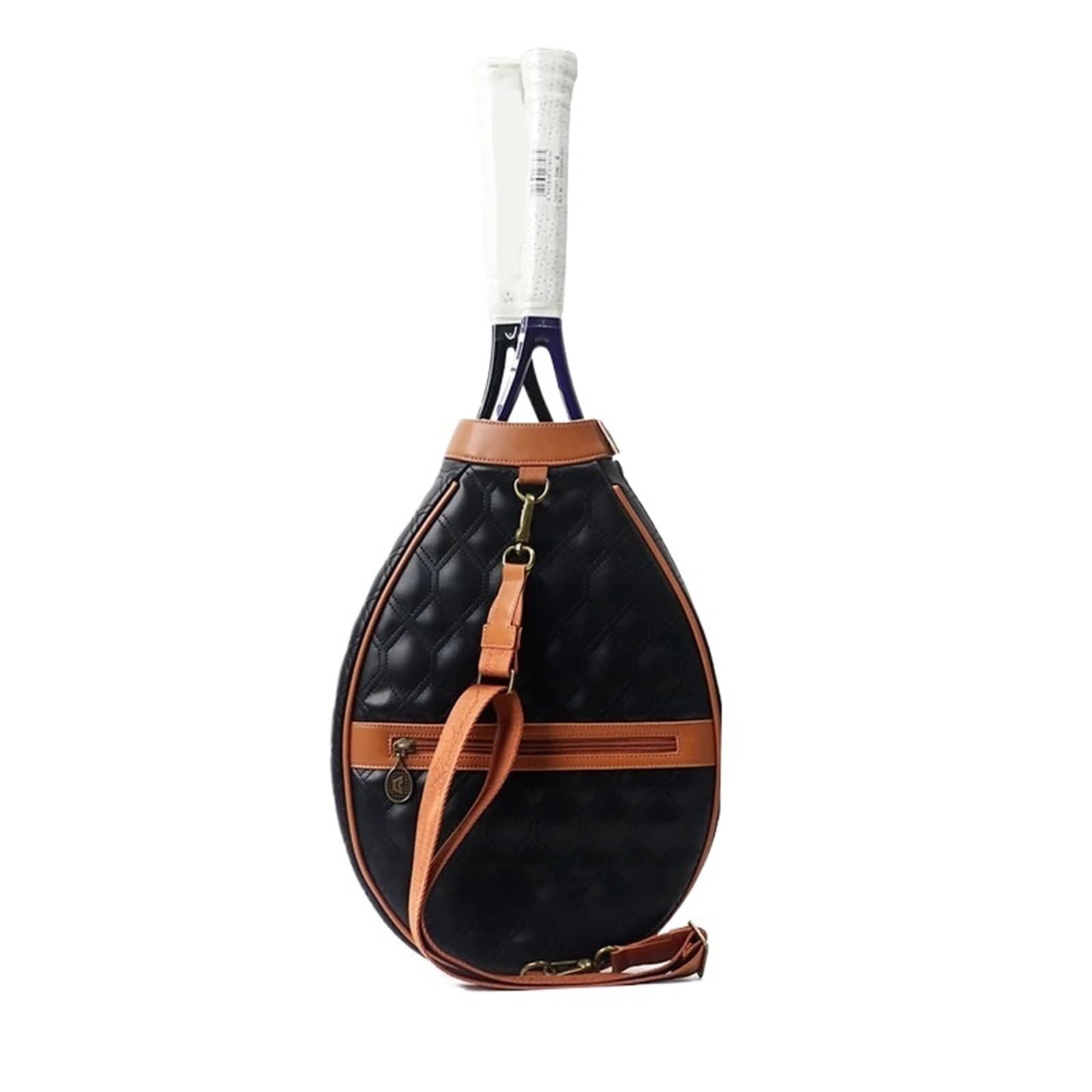 Borsa for Racchette Da Tennis Professionale In PU for Adulti Adolescenti Borse A Tracolla Portatili for Campo Squash Sport Donna