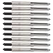 Cloimei M4 Metric Tap Set 10Pcs Carbon Steel High Precision Manual Threading Tools for Automotive Machinery Industrial Applications
