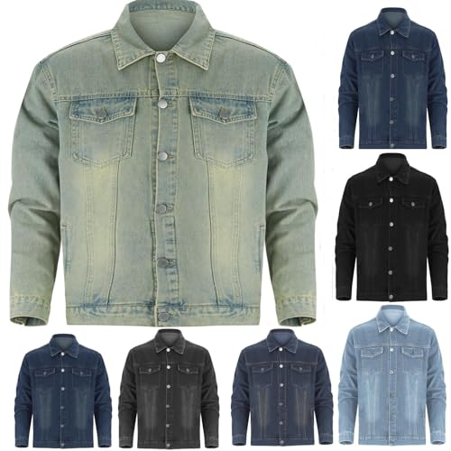 Chaqueta vaquera para hombre que soluciona el frío del entretiempo 2
