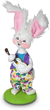Annalee Rock and Roll Jellybean Bunny, 6 inch Collectible Figurine
