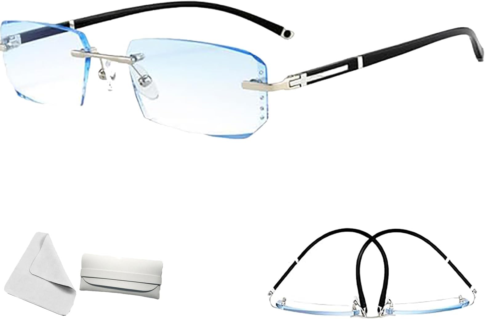 Smart Reading Glasses Featuring Adaptive Autofocus, Ultra-Light Anti-Blue Light Presbyopic Glasses