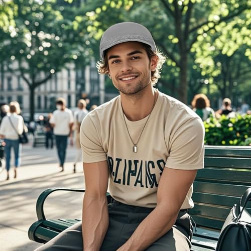 Image of WETOO Men's Flat Cap Gatsby Newsboy Lvy Irish Hats Driving Cabbie Hunting Cap