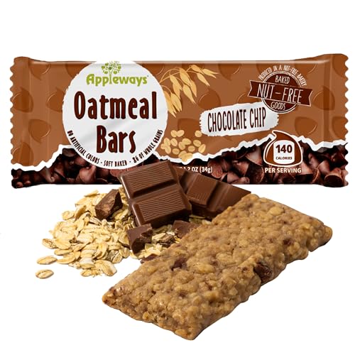Appleways Chocolate Chip Oatmeal Bars, 1.2 oz, 216 Count -