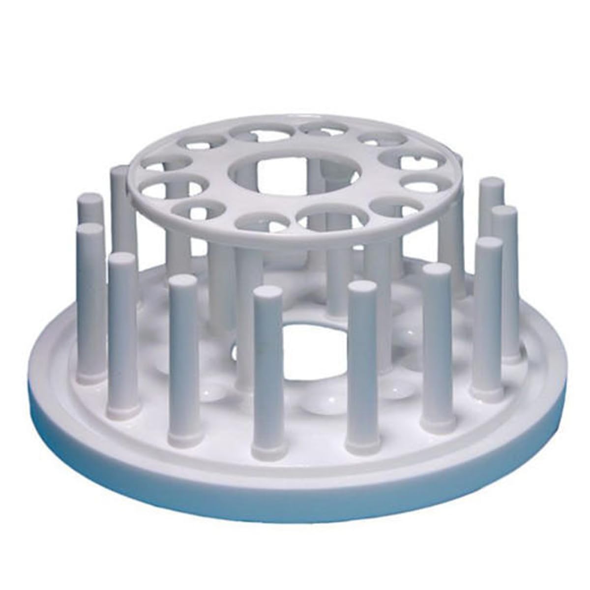 12 WHOLE Test Tube Stand Round for 19 mm and 25 mm Tubes For Laboratory Polylab Pack of 1-image-8
