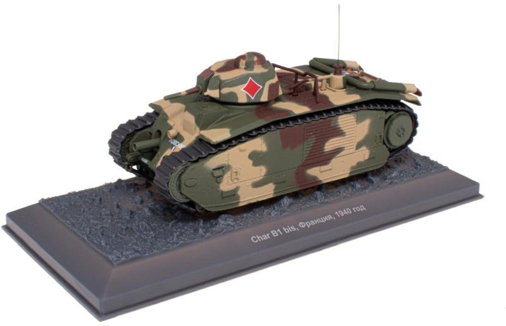 MAG MZ15 1:43 Char B 1bis - 1940 French Tank Diecast Model Replica