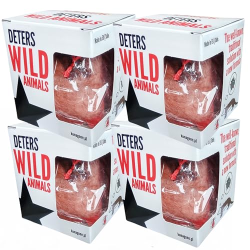 Natural Smell Against Wild Animal Fox Badger Marten Repellent Deterrent Car Wire Protection 4 Pack