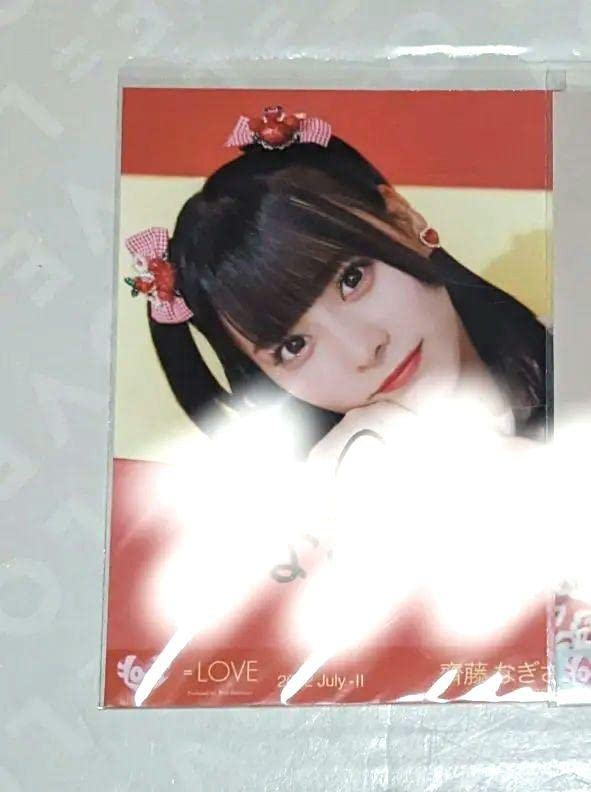 イコラブ　齋藤なぎさ　ソロジャケットサイン入り　当選書あり。 イコラブ 齋藤なぎさ ソロジャケットサイン入り 当選書ぬあり
