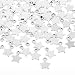 FLOFIA 100pcs Dijes Estrellas Plata Antigua Mini Colgante Star Plata Tibetana Aleación Vintage Retro 3D Plata Envejecida para Pulsera Collares Pendiente Bisutería Joyería Artesanía DIY (8 * 11mm)