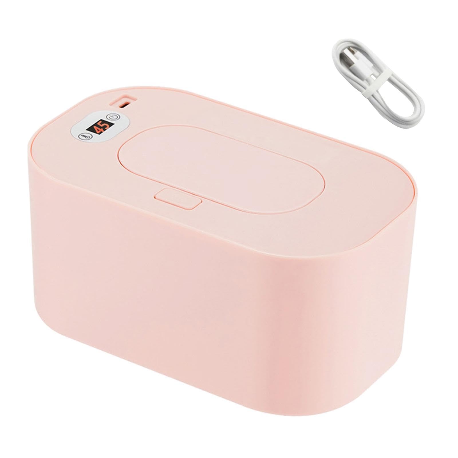 Chauffe-lingettes Humides avec Contrôle Intelligent de La Température. Distributeur de Lingettes Humides. Chauffe-lingettes Humides, Présentoir Pink Tem