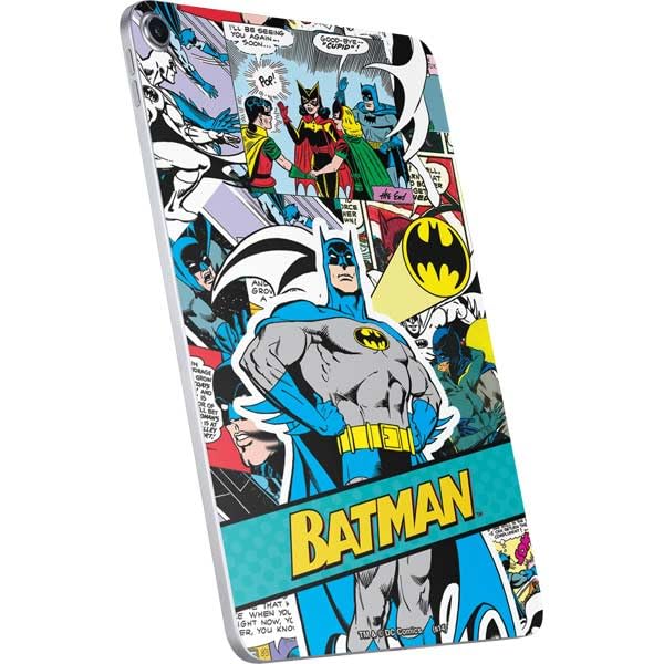 Skinit Decal Tablet Skin Compatible with iPad 11th Gen (2025) - Officially Licensed DC Comics Batman Vintage Pose Collage Art Design
