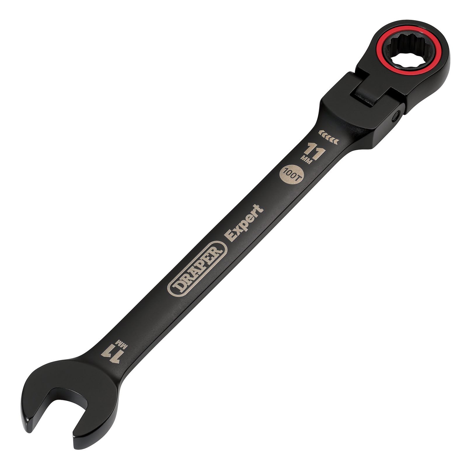 Draper Expert Hi-Torq Flexible Head Ratchet Combination Spanner 11mm