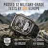 KOSPET Pulse 2 Smart Watch con GPS, 5 ATM/IP69 Resistente al Agua, Batería de 15 Días | AMOLED 1.96" Smartwatch Rugerizado de Grado Militar, Linterna LED, 170+ Modos Deportivos, Monitor de Ritmo Cardíaco/Sueño para Android/iPhone 4