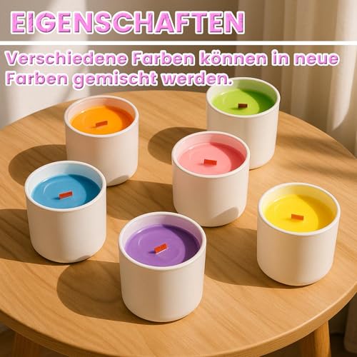 MXYZQDE 12 PCS Farbpigmente Für Gießpulver, 10ml Farbe Für Gießpulver, DIY Colored Pigment Creative Design for Crafts Raysin Gießpulver Für ArtHandmade Project Vibrant Colors Für Artists and Crafters
