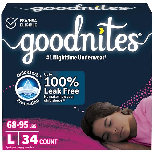 Goodnites Girls' L/LXサイズ29枚入り Goodnites Girls' L/LXサイズ29枚入り