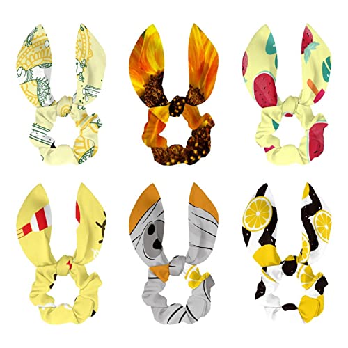 Chouchou en satin avec nœud lapin : le coffret de 6 accessoires idéal à offrir