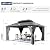 Amopatio 12' X 16' Permanent Hardtop Gazebo Aluminum Gazebo with Double Galvanized Steel Roof, Curtains and Netting Included,Outdoor Metal Pergola for Patios, Garden, Parties, Lawns