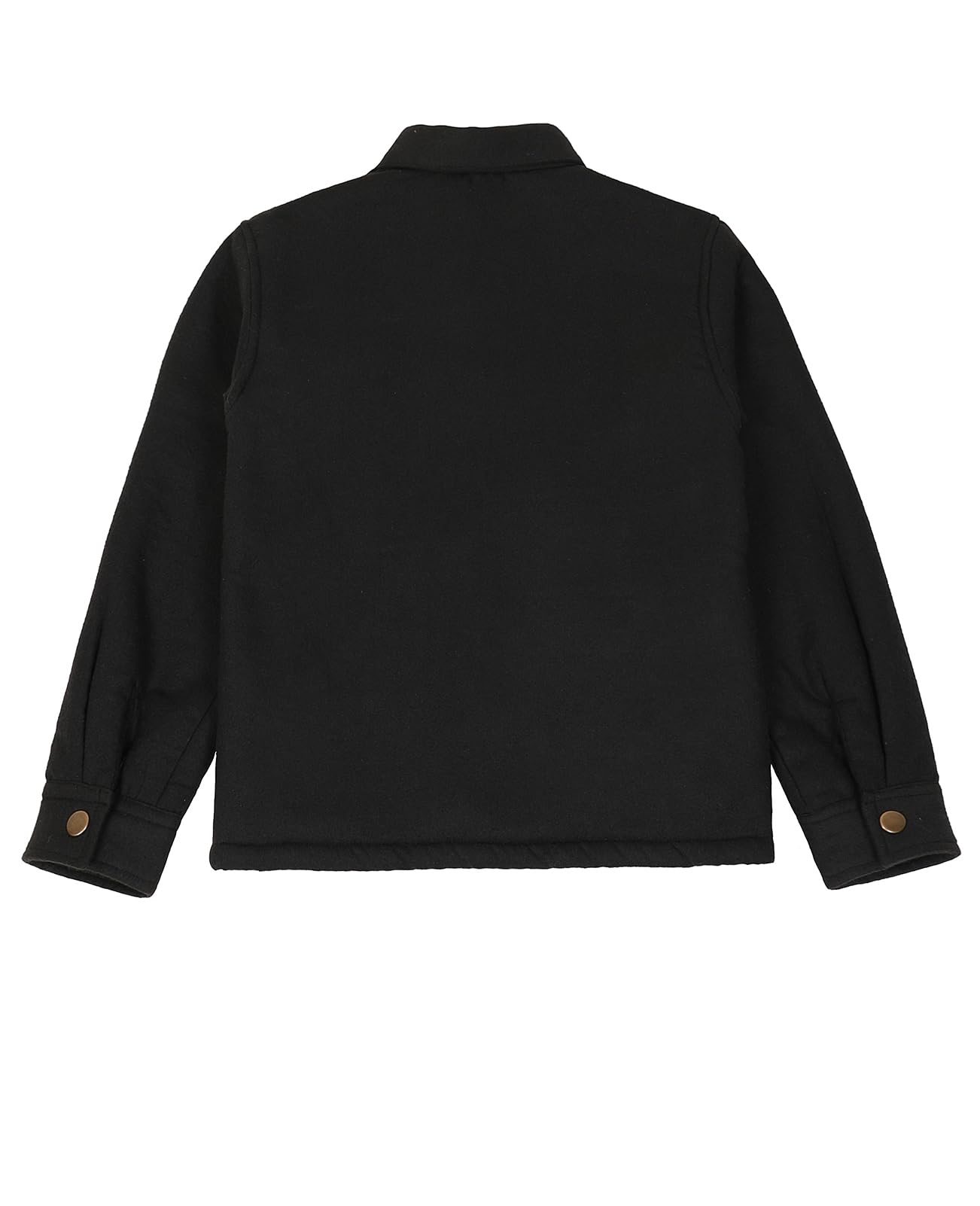 ZENTHACE Kleinkinder und Kinder, Jungen, Mädchen, Sherpa-Flanellhemd, Jacke, gemütlich, kariert, Flanell-Shacket (geschlechtsneutral)