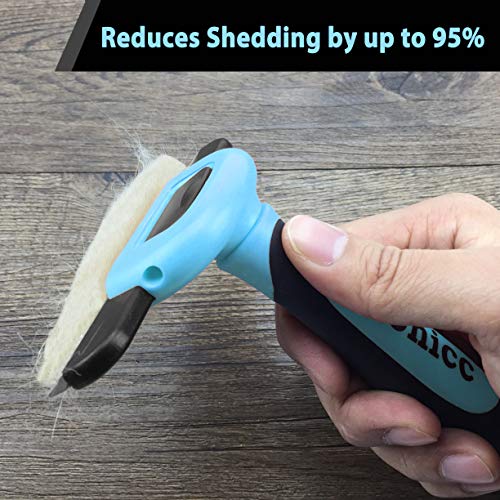 Gonicc PDT- 1001 Professional Pet De Shedding comb Tool Blue