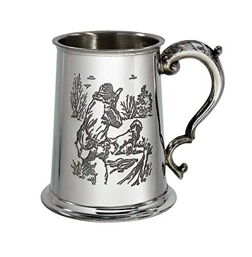 Wentworth Pewter - Shooting Scene 1 pint pewter Tankard
