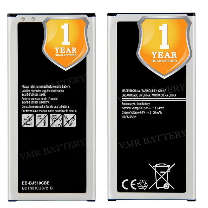 Image of Original EB-BJ510CBE Battery Compatible for Samsung Galaxy J5 (2016) (SM-J510F) - (3100mAh) - 1 Year Warranty K7